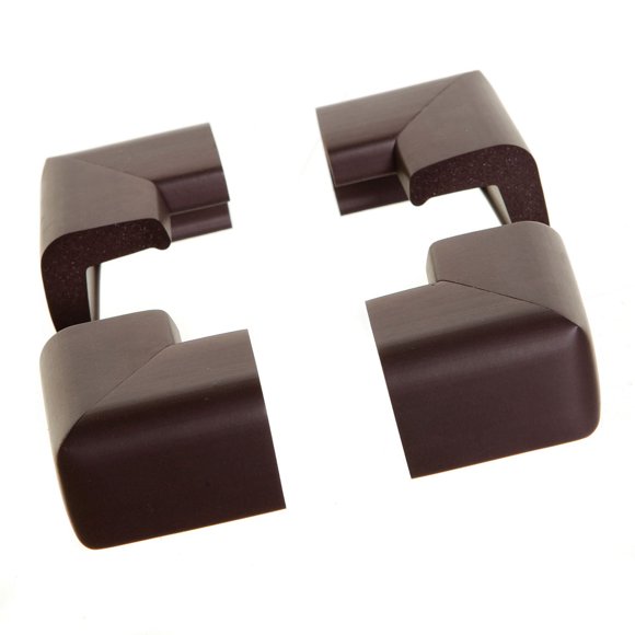 Dreambaby® Classic Foam Corner Protectors - Brown - 4pk