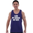 thumbnail image 5 of Love My Smokin Hot Wife Funny Spouse Tank Top Sleeveless Tee Men Brisco Brands L, 5 of 6