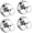 Chrome, variant on Matte Black Suction Cup Towel Hooks for Bathroom Glass Mirror | Stainless Steel Rustproof Wall Hangers with Damage-Free Twist Lock for Mirrors Tiles Windows
