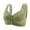 Green, variant on Sopiago Bras for Older Women Front Closure Bras Push Up Bra No Underwire Plus Size Front Button Bras for Senior Women Beige,50