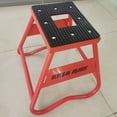 thumbnail image 4 of Dirtbag Brands Motorcycle Motocross Dirtbike Floor Mount Jack Stand, Red, 4 of 7
