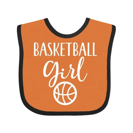 

Inktastic Basketball Girl Sports Gift Baby Girl Bib