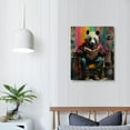 thumbnail image 4 of Nawypu Panda Reading Book, Kids Decor, Modern Decor, Animal Decor, Living Room Decor, Office Decor, Panda Wall Hanging, Panda Art, Decor Canvas, Canvas, 4 of 5