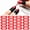 Red, variant on 40Pcs No Mess Nail Polish Stickers - U-Shaped Peel Off Barrier Tape, Spill Proof Cuticle Protector for Fingers, Disposable Nail Art Tool to Keep Skin Clean, Red