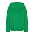 Guzom Pullover Hoodies for Women, Zip Up Front Long Sleeve Casual V