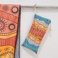 thumbnail image 1 of Bolsa de malla con diseño de mandala estilo europeo y americano, bolsa de tela, embalaje, toalla de baño de felpa, toalla de playa con impresión de doble cara, 1 of 5