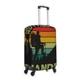 thumbnail image 3 of Uemuo Not All Who Wander Are Lost 1 Printed Washable Luggage Cover - Fashion Suitcase Protector Fits 18-32 Inch Luggage -Small, 3 of 9