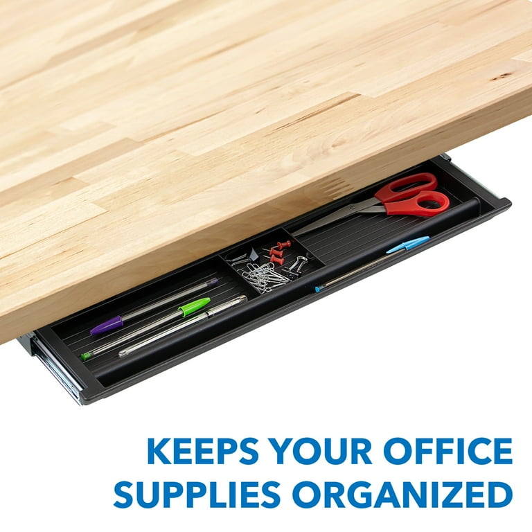 Under desk mounted drawer deals