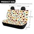 thumbnail image 4 of POLERO Ladybug Daisy Pattern Rear Bench Seat Cover for SUV, 2 Pcs Comfortable Universal Bench Seat Covers Non-Slip Durable Car Seat Covers Back Seat, 4 of 7