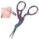 thumbnail image 4 of Tijeras profesionales portátiles de acero inoxidable para decoración de uñas, tijeras para recortar cejas, herramienta de manicura, tijeras con forma de pavo real, 4 of 10
