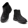 thumbnail image 7 of HARVEST LAND Little/Big Girls Glitter Ankle Boots Kids Chelsea Elastic Dress Booties for Toddler, 7 of 7