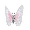 3d Monogram 3D Embroidery Wing Waving Butterfly Car Ornament Adhesive Sticky Notes ...