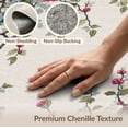 thumbnail image 6 of ODIKA Mauve Vintage Botanical Trellis Distressed Faded Scroll Border for Hallway, Study Room, Playroom, Non-Slip Low Profile, 6 of 7
