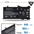 thumbnail image 1 of Emaks TE04XL Batería para HP Owmen 15-ax 200:15 -ax250wm 15-ax210nr 15, 1 of 2