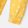 thumbnail image 6 of PatPat Toddler Girls Clothes 3pcs Toddler Girl Floral Print Long-sleeve Tee & Pants and Headband Set, Yellow, 5-6T, 6 of 6