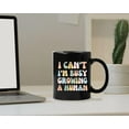 thumbnail image 2 of I Can''t I''m Busy Growing A Human Ceramic Mug 11 Ounce,Funny Pregnancy Coffee Tea Milk Mug Cup for Home Office Decor,Pregnancy Announcement Gifts for Mom to Be, Funny Mom to Be Gift, 2 of 4