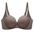 thumbnail image 5 of EHQJNJ Sports Bras for Women High Support Women'S Push up Finger Cup Small Chest Special Seamless underwear Women'S Push up No Steel Ring Bra ​ Bras Women Cotton, 5 of 5