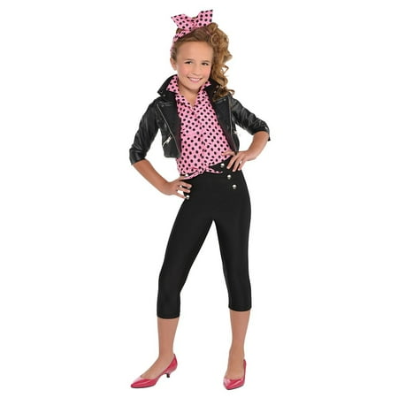 Greaser Girl Child Costume - Medium