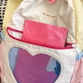 thumbnail image 4 of Mochila para Mujer Y Niña Bolso Escolar Con Bloques Color Mochila Nailon para Viajes (amarillo), 4 of 6
