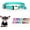 Teal, variant on Minzimin Puppy Collar with Bell, Reflective Nylon Metal Buckle Cat Collar with Bells for XXS XS Tiny Pet Little Dogs Girl Kitten Female Small Animal