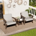 thumbnail image 3 of Pellebant Outdoor Seat Cushion Set 24 x 24 Inch Deep Seat & Back Cushion for Chair Sofa Couch, Off-white, 3 of 8
