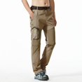thumbnail image 5 of Pantalones secos rápidos desmontables de verano para hombre, pantalones cortos elásticos transpirables para exteriores, senderismo, pesca, escalada, pantalones deportivos informales, 5 of 5