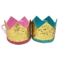 thumbnail image 2 of Pets Dogs Cat Birthday Caps/Bibs Costume Sequin Headwear Cap Bibs Christmas Party Accessories, 2 of 4