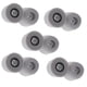 thumbnail image 2 of 20 piezas de espuma viscoelástica con cancelación de ruido de 4,, puntas para auriculares, color gris medio y rojo, 2 of 9