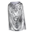 thumbnail image 3 of Capa Lentejuela para Adultos para Mujeres Vestuario de Disfraz para Navidad Actuación Brillante Completo Plata Soledad Capa con capucha unisex, 3 of 9