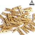 thumbnail image 3 of 100 PCS Mini Wooden Clothespins, Clothes pins Photo Paper Pin Craft Clips for Home School Arts Crafts Decor, 1 Inch, 3 of 8