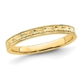 thumbnail image 1 of 14K Yellow Gold Polished Floral Band Ring, 1 of 4