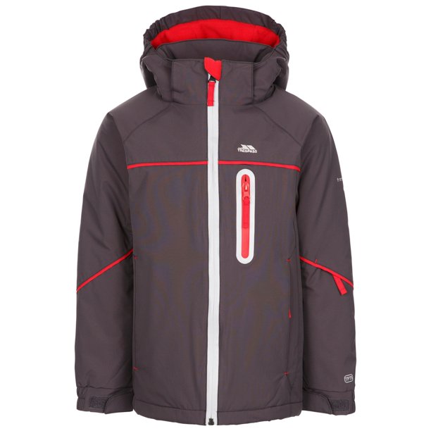 Trespass - Chaqueta de Esquí Wilson de TP75 Niños (Gris Oscuro) Trespass UTTP5910_darkgrey