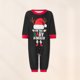 thumbnail image 3 of Conjunto de pijamas familiares navideños con estampado de letras conjunto informal de ropa de descanso navideña, 3 of 8