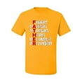thumbnail image 2 of Wild Bobby, Best Dad Father Traits Qualities, Father's Day, Men Graphic Tees, Gold, X-Large, 2 of 3