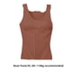 thumbnail image 4 of Guardurnaity Ropa interior térmica ajustable para mujer, ropa interior térmica sin mangas, chaleco cálido de Color sólido, ropa de cintura, Tops Camisetas sin mangas Marrón Guardurnaity AP013432-03, 4 of 6