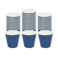 thumbnail image 2 of Restpresso 8 oz Midnight Blue Paper Coffee Cup - Ripple Wall - 3 1/2" x 3 1/2" x 3 1/4" - 500 count box, 2 of 11
