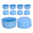thumbnail image 5 of Raindrops  10 Pcs Plastic Bowl Microwavable Breakfast Bowls Reusable Baby Blue, 5 of 8