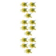 thumbnail image 4 of Baohd 5pcs/set Arrangement de Fleurs Artificielles Réalistes Entretien Faible et Réaliste Jaune 3Set, 4 of 6