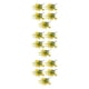 thumbnail image 5 of Matsuzay Ramo de flores artificiales de plástico de 5 piezas para un bajo mantenimiento y una larga durabilidad amarillo Type1 NO1, 5 of 6
