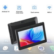 Android Tablet 7 inch, 4GB RAM 32 GB ROM 512GB Expand Tablets, 1.5Ghz Quad-Core Processor, 1024 x 600 IPS HD Screen, 2MP+5MP Dual Cameras, Bluetooth, WiFi, GMS Computer Tablet PC