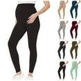 thumbnail image 2 of Utoimkio Women's Maternity Leggings Over the Belly Pregnancy Active Wear Workout Yoga Tights Pants, 2 of 6