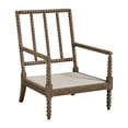 thumbnail image 6 of Summer Bobbin Turned Oak Accent Armchair with Removable Cushions, 6 of 8
