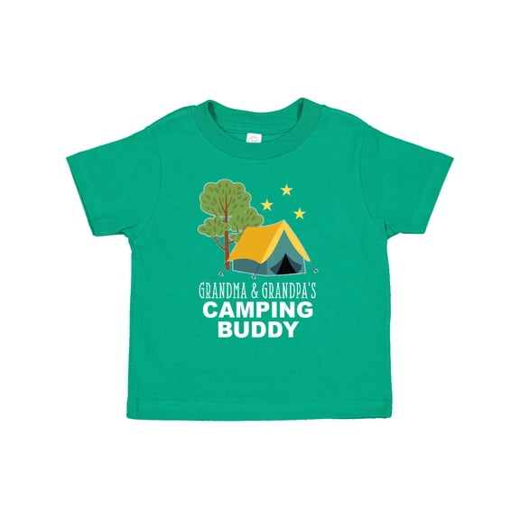 Inktastic Grandma and Grandpa Camping Buddy Boys or Girls Toddler T-Shirt