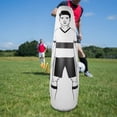 thumbnail image 4 of Soccer Training Dummy, PVC Inflatable Football Training Portable Soccer Kick Defender Wall for Football Practice Equipment, 4 of 7