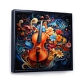 thumbnail image 2 of Designart "Opt Art Chromatic Euphony" Music Floater Framed Canvas Print, 2 of 7
