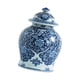thumbnail image 3 of Jarrón de cerámica con flores esmaltadas, centro de mesa decorativo, tarros de porcelana con jengibre 20cmx31cm, 3 of 9