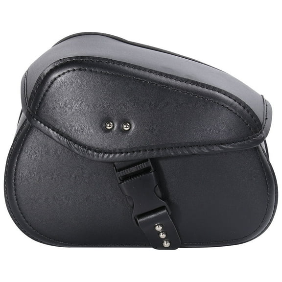 unbranded  Motorcycle Saddle Bags Handlebar Universal Saddlebags Black