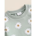 thumbnail image 6 of RSRZRCJ Toddler Baby Girl Fall Outfits Floral Print Long Sleeve Sweatshirts Long Pants 2Pcs Clothes Set, 6 of 8