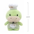 thumbnail image 2 of Chef Series Dinosaur Toy Soft Cute Kitchen Theme Animal For Kids And Chefs Huggable Comfort For Children And Cooking Enthusiasts, 2 of 5