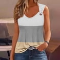 thumbnail image 2 of Women Sleeveless Tops for Work, Work Blouses for Women Office Management Shirts Womens White Tank Top Ribbed Womens Summer Tops Dressy Casual Fashion Generic Blouses for Women, 2 of 5